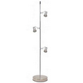 Three Head Digital LED Floor Lamp - Round Base